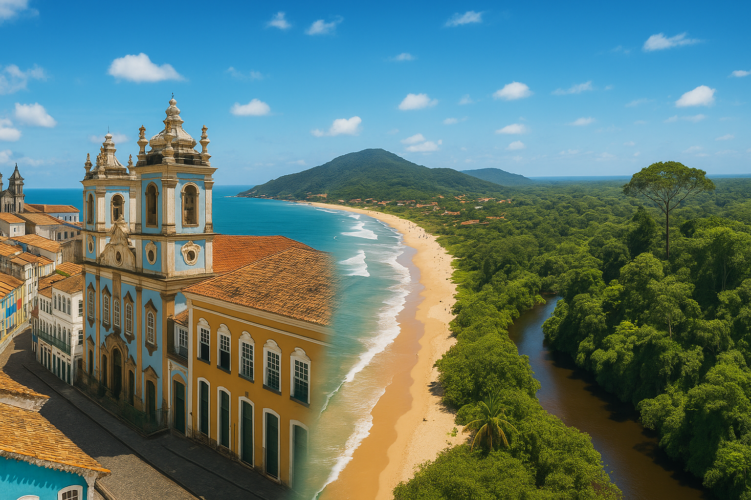 Salvador, Florianópolis e Amazônia lideres nas buscas de destinos