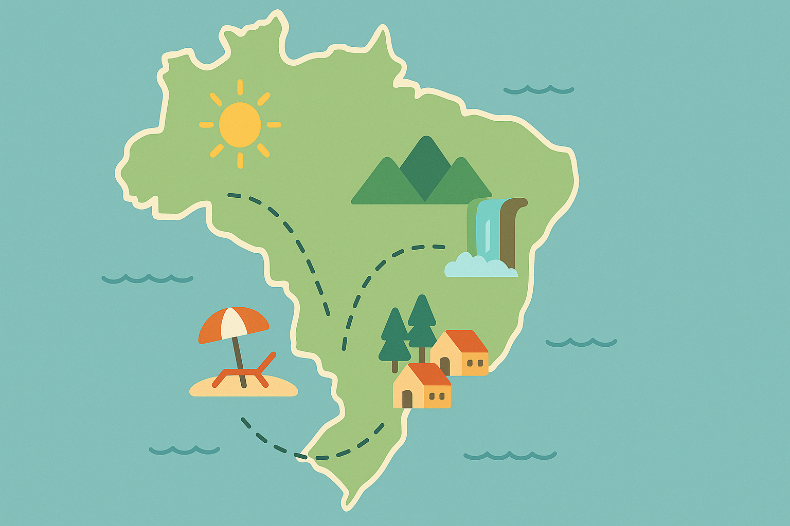 Destinos brasileiros no feriado