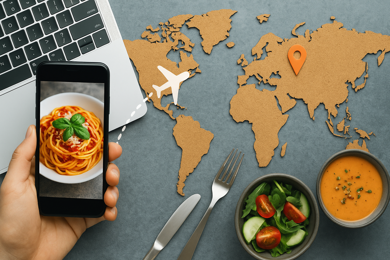 Gastronomia Digital nas Viagens